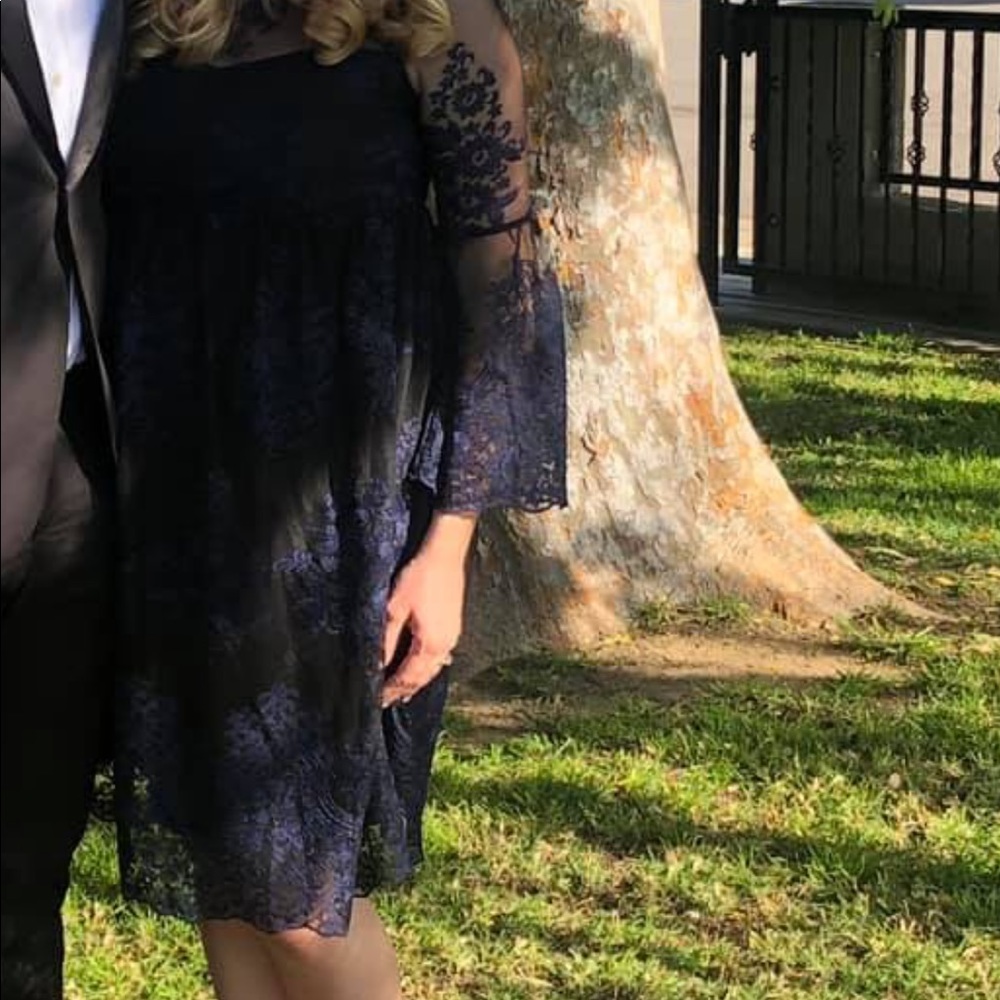 Lace motherhood Maternity dress